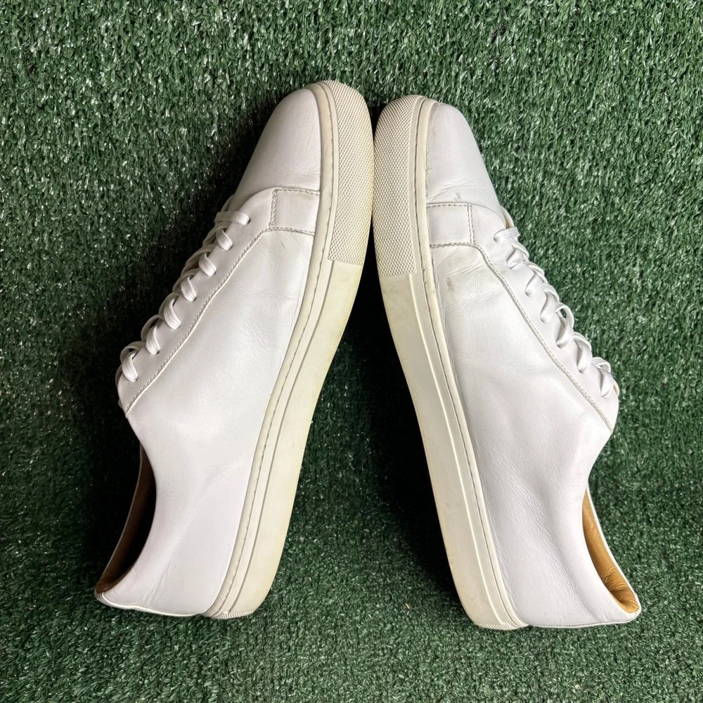 Thursday Boot Co Premier Low Top Leather Minimalist Luxury Sneaker White Mens 13